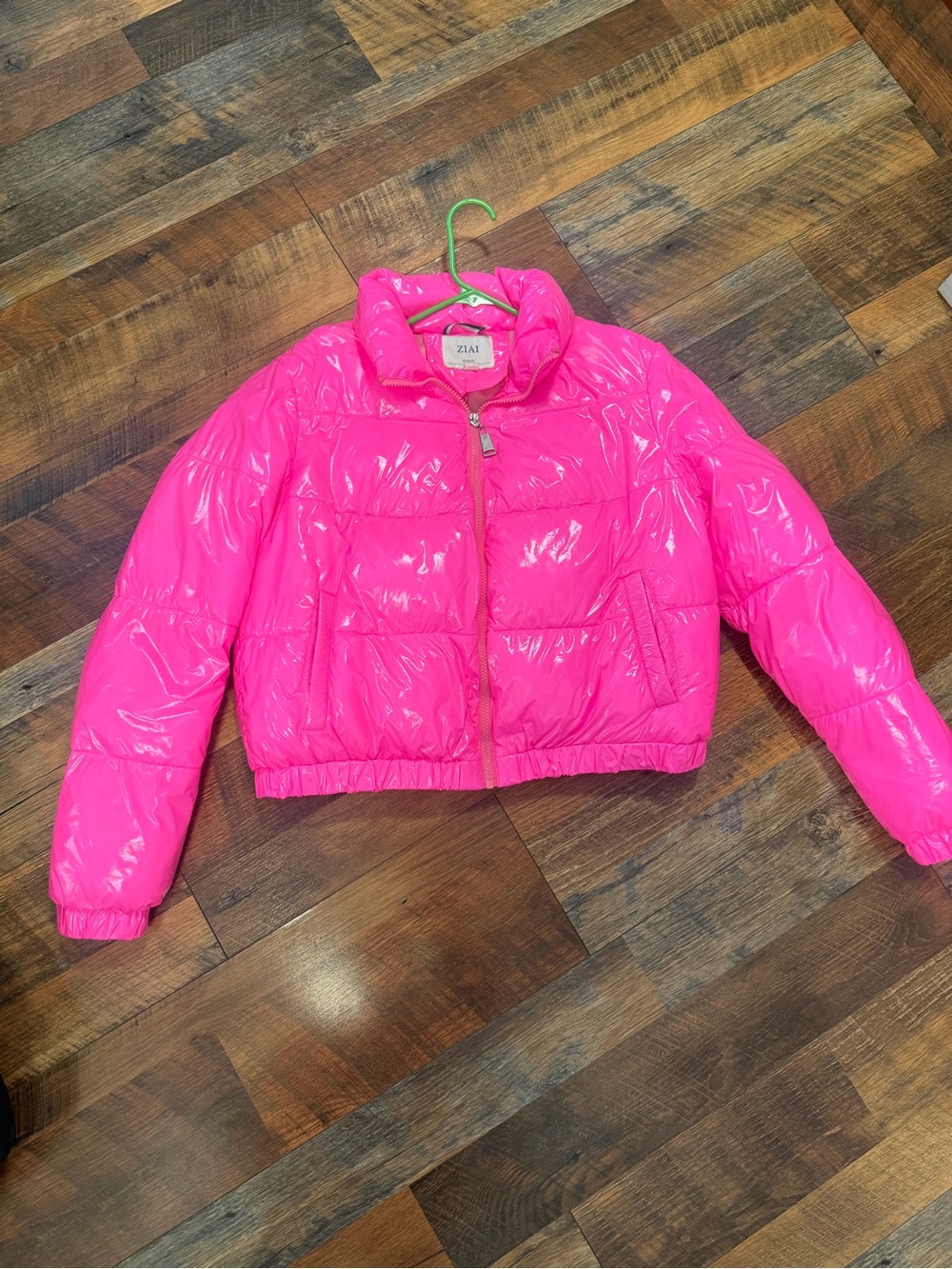 Bright Pink Puffer Jacket for kids